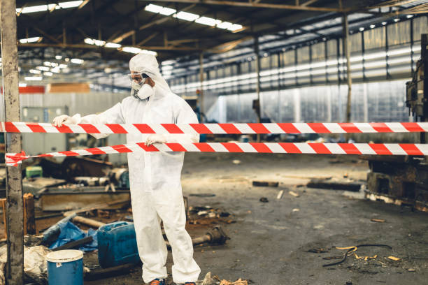 Professional Drug Lab Cleanup technician working in Idyllwild, CA
